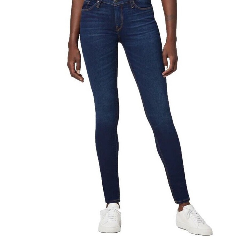 Hudson Krista Jeans Midnight Blue Skinny Jeans - stretch, size 28